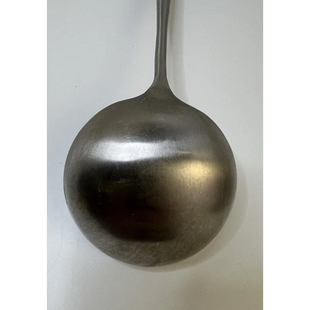 Ladle Forged Stainless Steel Utensil Serving Ladle Wood Handle 16